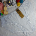 OEM wholesale new style white sexy comfortable lace cotton fancy underwear 807